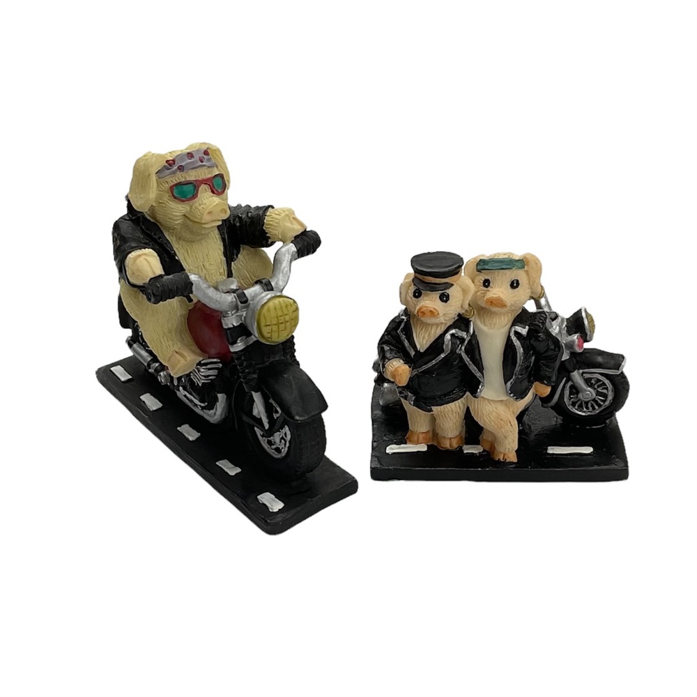 Young’s Highway Hogs Motorcycle Figurines
